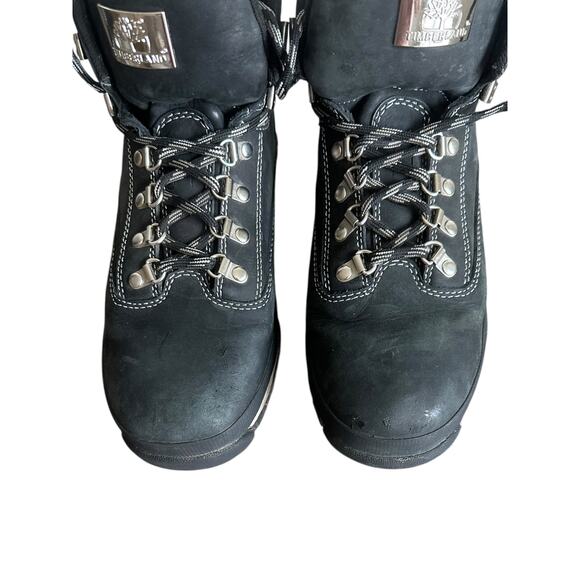 Timberland Euro Hiker Boots Black Nubuck Leather Waterproof Mens Size 12 main image 6